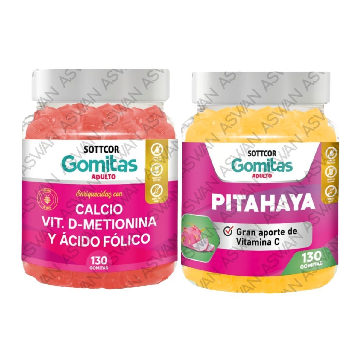 GENERICO - Pack Adulto Calcio & Pitahaya 150 UND - SOTTCOR