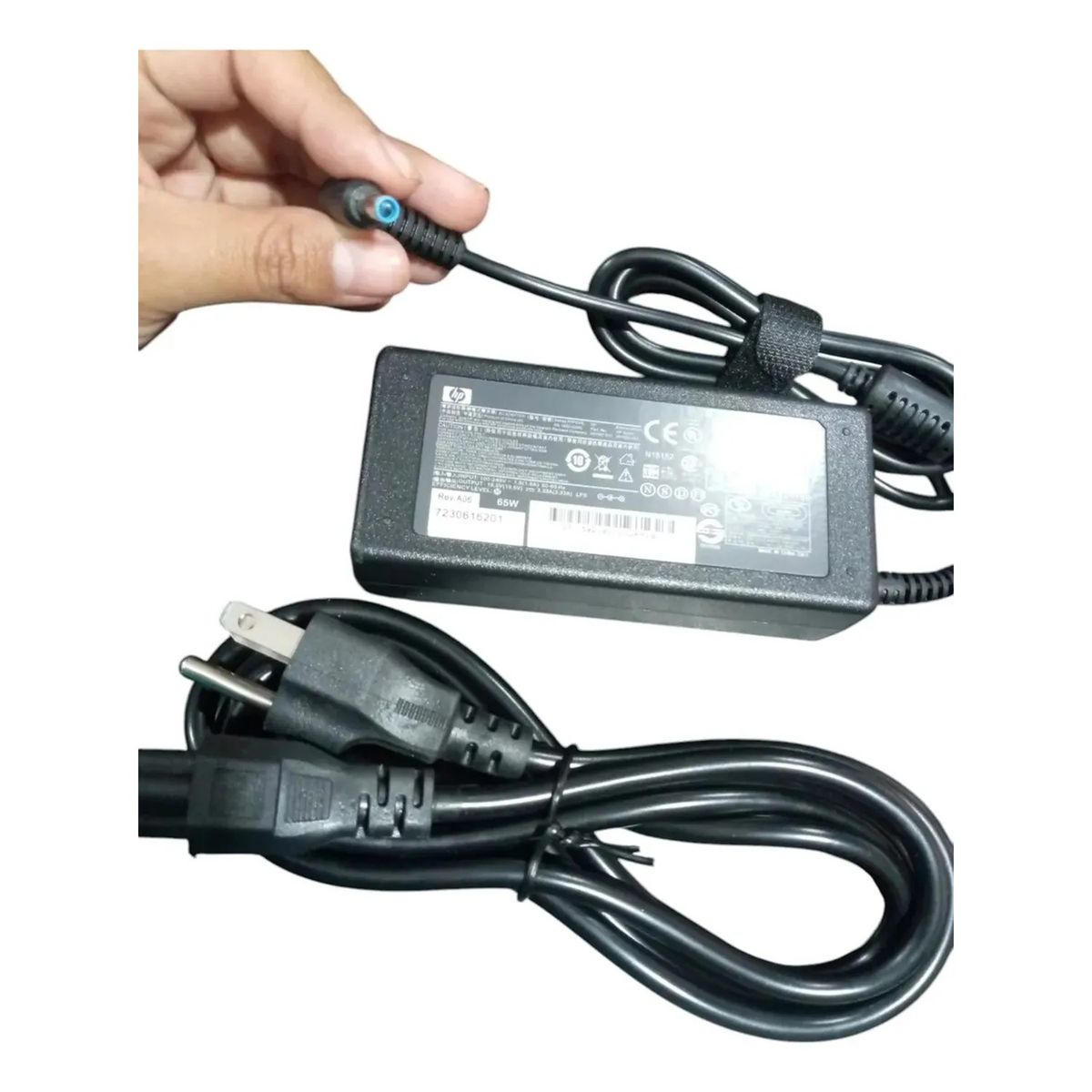 HP - Cargador Para Laptop HP Punta Azul