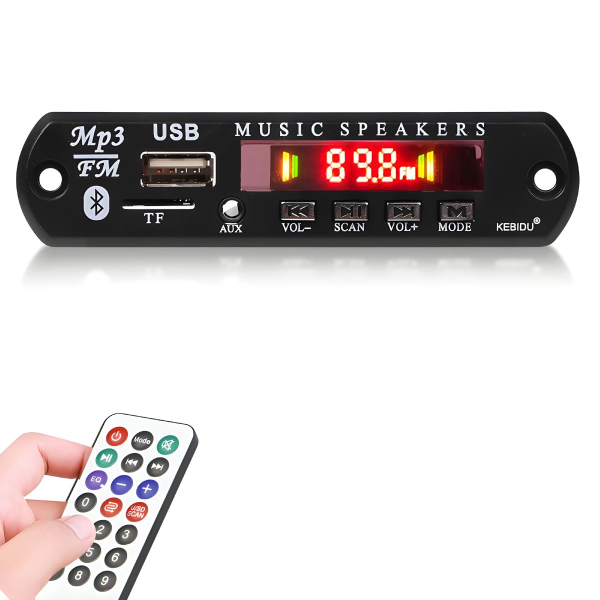 GENERICO - Placa decodificadora Bluetooth 5.0 Reproductor MP3 Amplificador de 50W