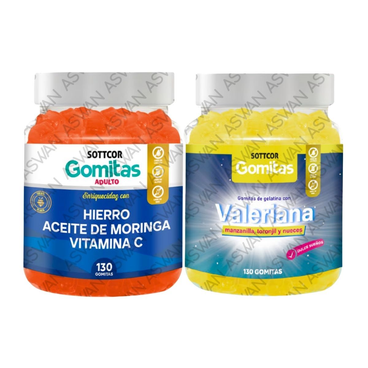 GENERICO - Pack Adulto Hierro & Valeriana 150 UND - SOTTCOR