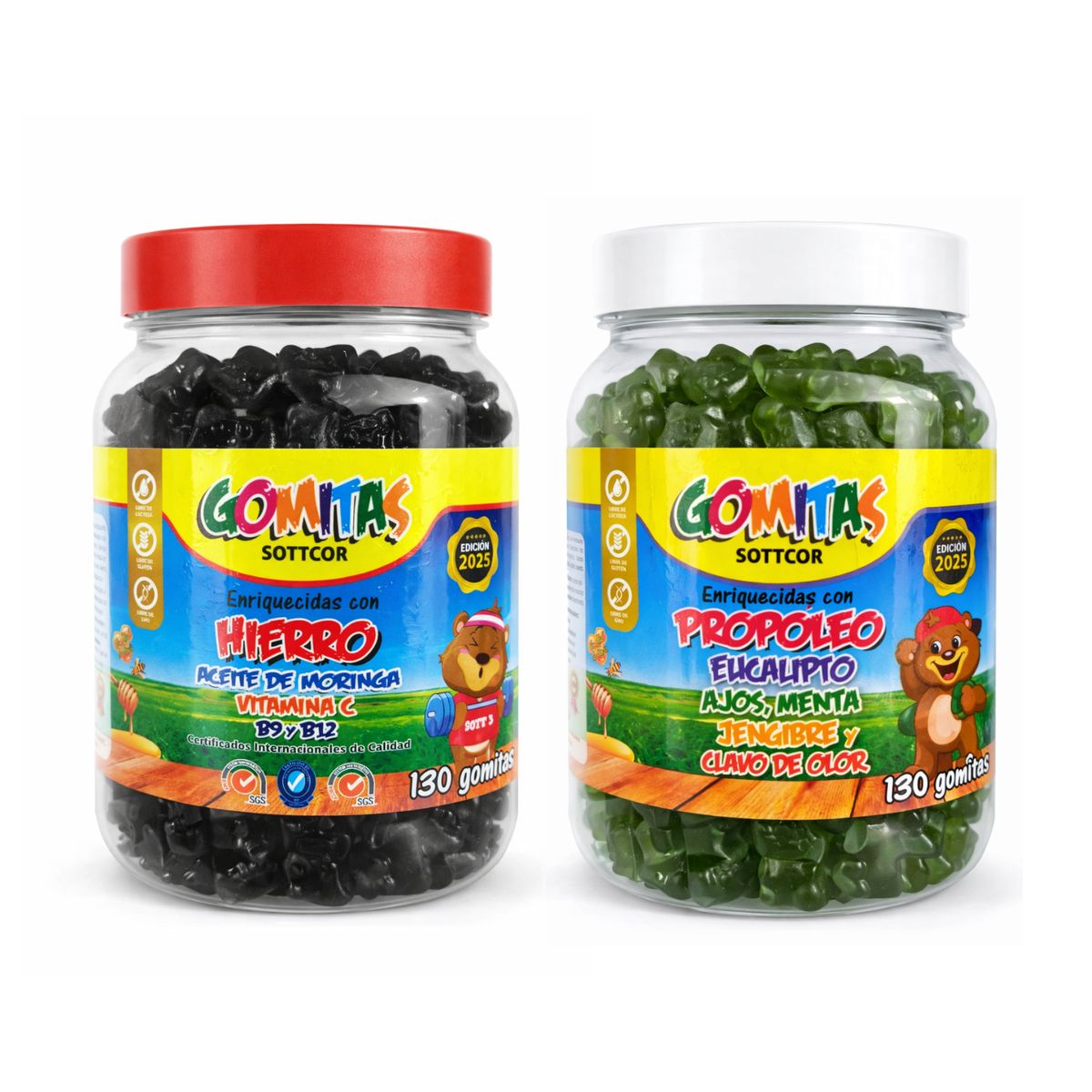 GENERICO - Pack Niños De Hierro & Propoleo 150 UND - SOTTCOR