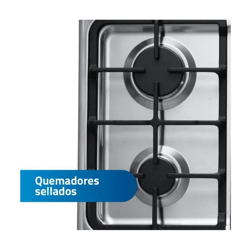 INDURAMA - Cocina Gas Indurama CORUÑA QZ Croma 4 Hornillas