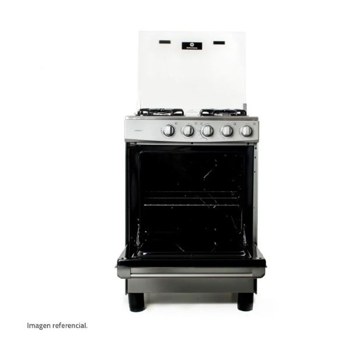 INDURAMA - Cocina Indurama Vernet 24 Gris 4 Hornillas