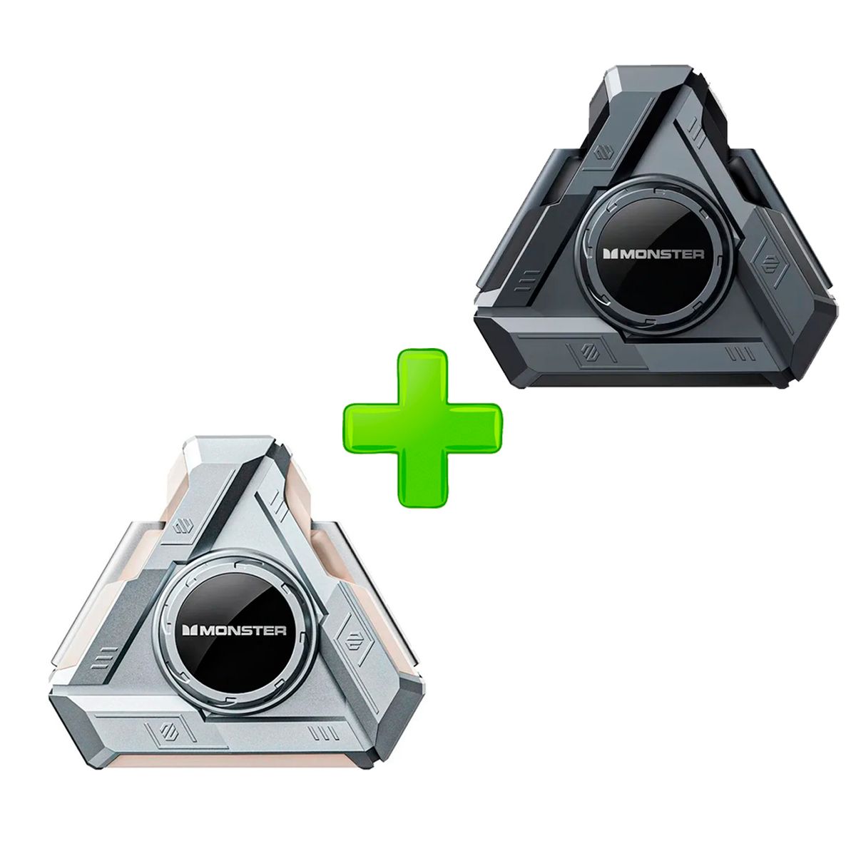 MONSTER - Audífonos Inalámbricos Monster xkt22 Silver + xkt22 Tarnish