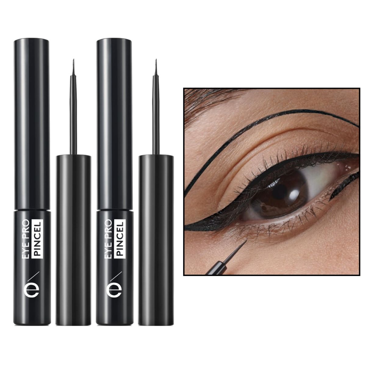 ESIKA - Pack x 2 DELINEADOR LIQUIDO PINCEL ésika negro APA