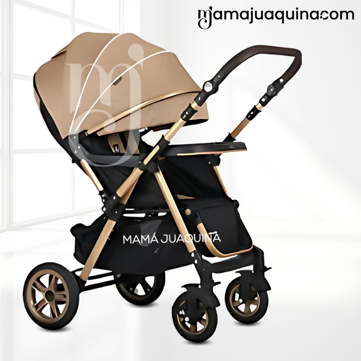 BABY - Coche Cuna de Lujo «VALEN PRO» Limited Edition Beige