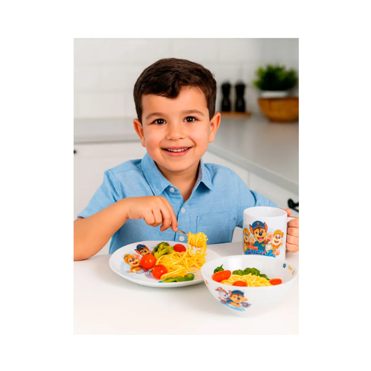 SCOOL - Vajilla infantil Ceramica 3Pz Paw Patrol N Scool 704345