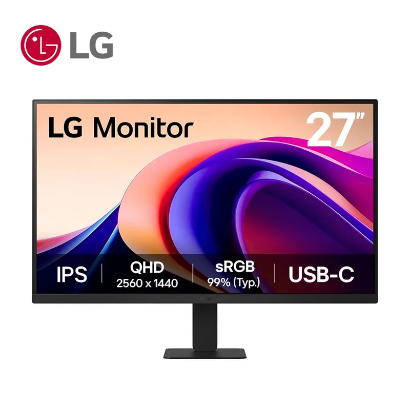 LG - Monitor LG 27U631A-B 27 QHD IPS 100Hz HDR10 USB-C HDMI
