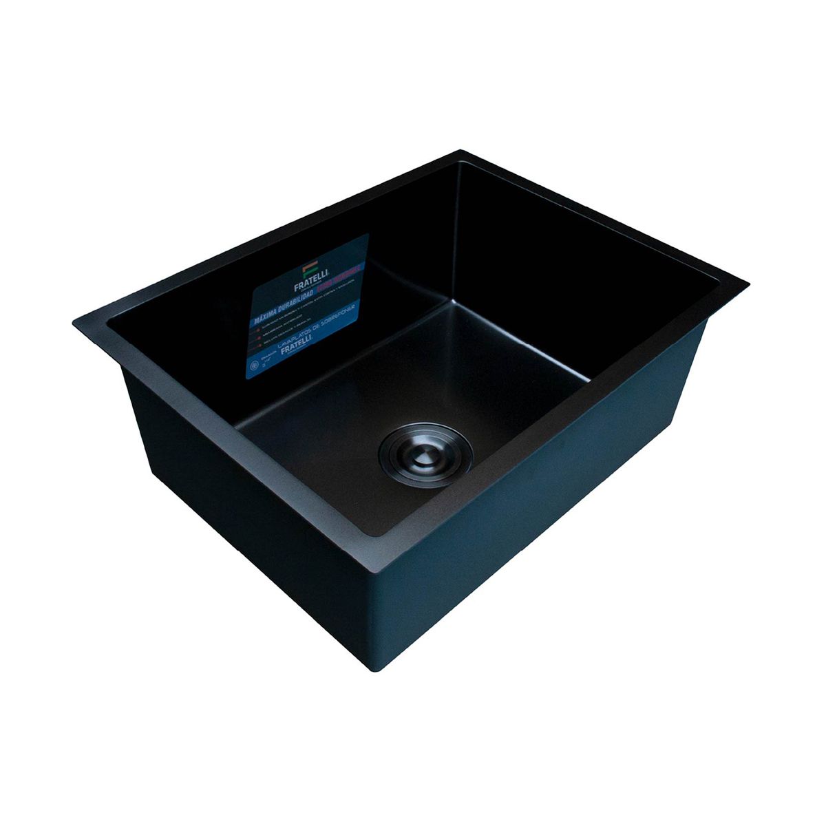 FRATELLI - Lavadero P Marmol 59X45X23Cm Nano Black Infinity Premium - Fratelli