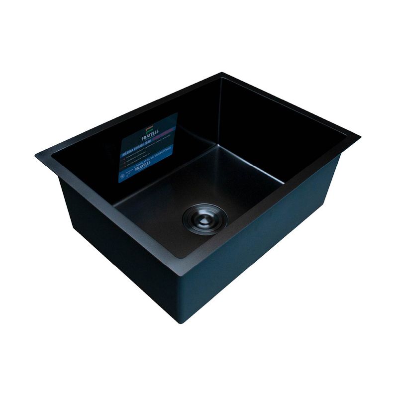 FRATELLI - Lavadero P Marmol 59X45X23Cm Nano Black Infinity Premium - Fratelli