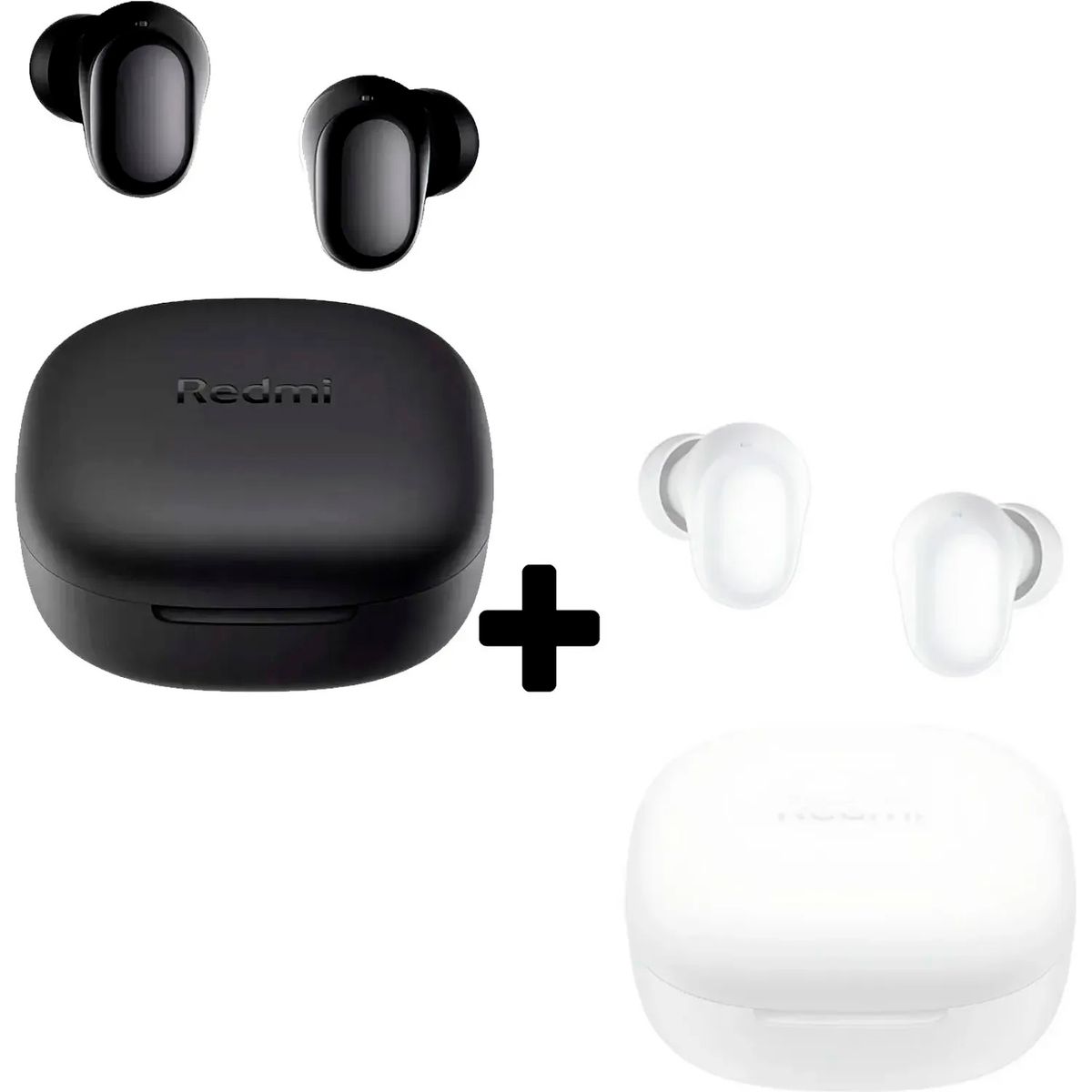 XIAOMI - Combo Xiaomi Redmi Buds 6 Play Negro + Buds 6 Play Blanco