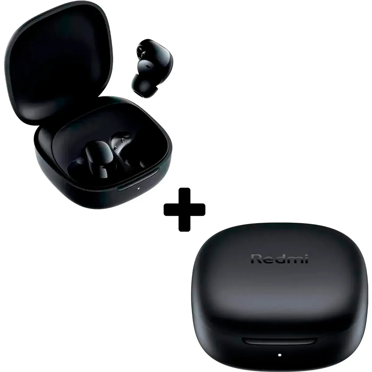 XIAOMI - Audífonos Inalámbricos Redmi Buds 6 Play Pack x2 Negro Dúo TWS