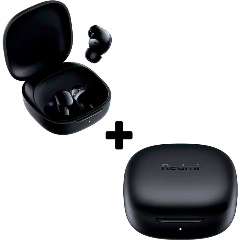XIAOMI - COMBO XIAOMI buds 6 Play  Negro+ buds 6 Play Negro