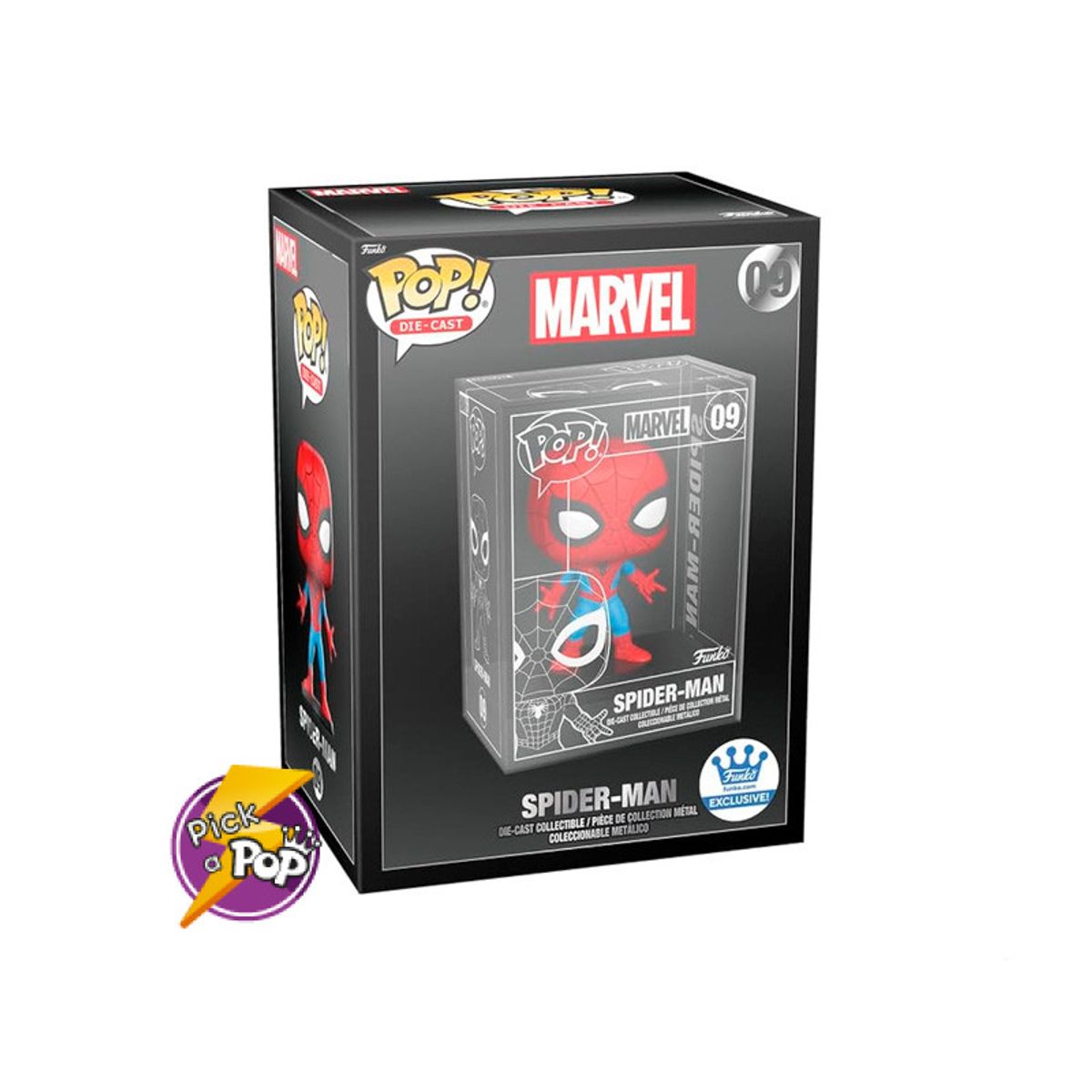FUNKO - MARVEL SPIDERMAN DIE CAST FUNKO POP