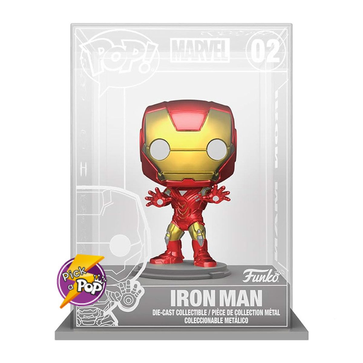 FUNKO - MARVEL IRON MAN DIE CAST FUNKO POP