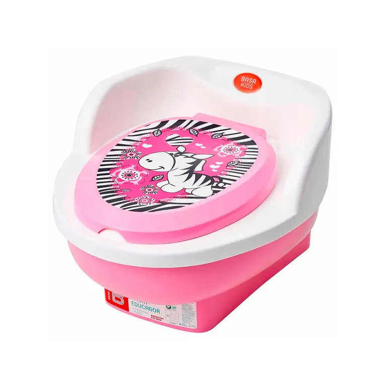 Bacin Educador Baby Basa Box Rosado 5289 | Sodimac Perú