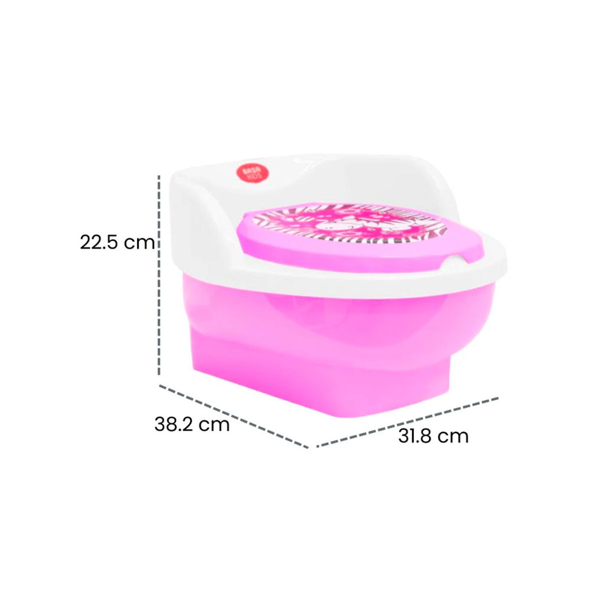 BASA - Bacin Educador Baby Basa Box Rosado 5289