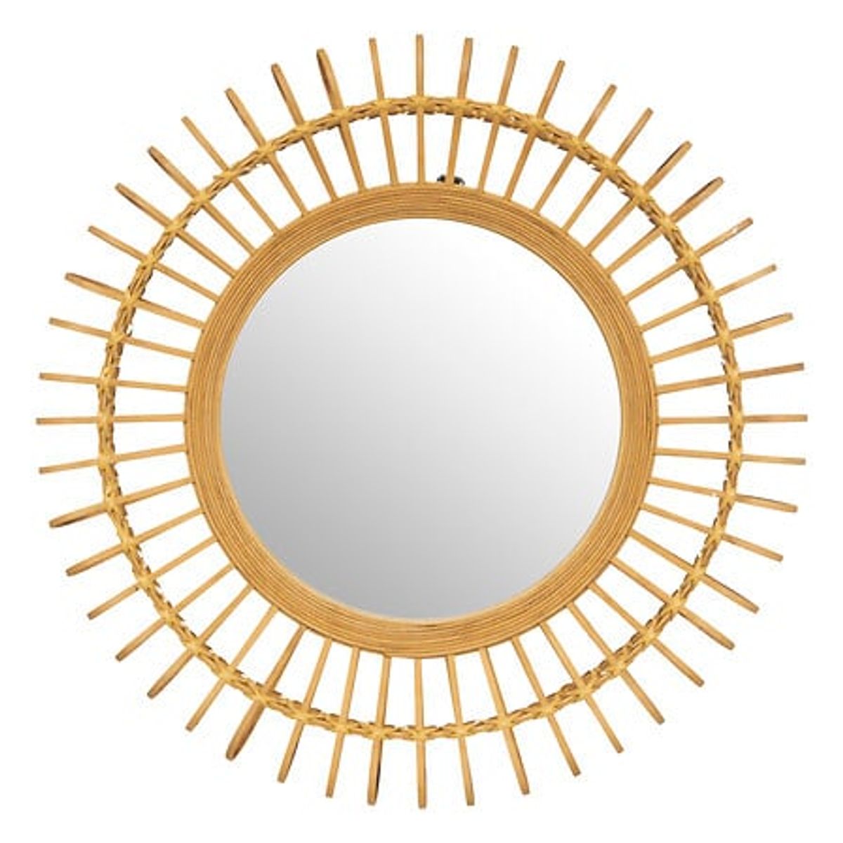 TUGO - Espejo Danica 70 x 6 x 70Cm Bambu Natural