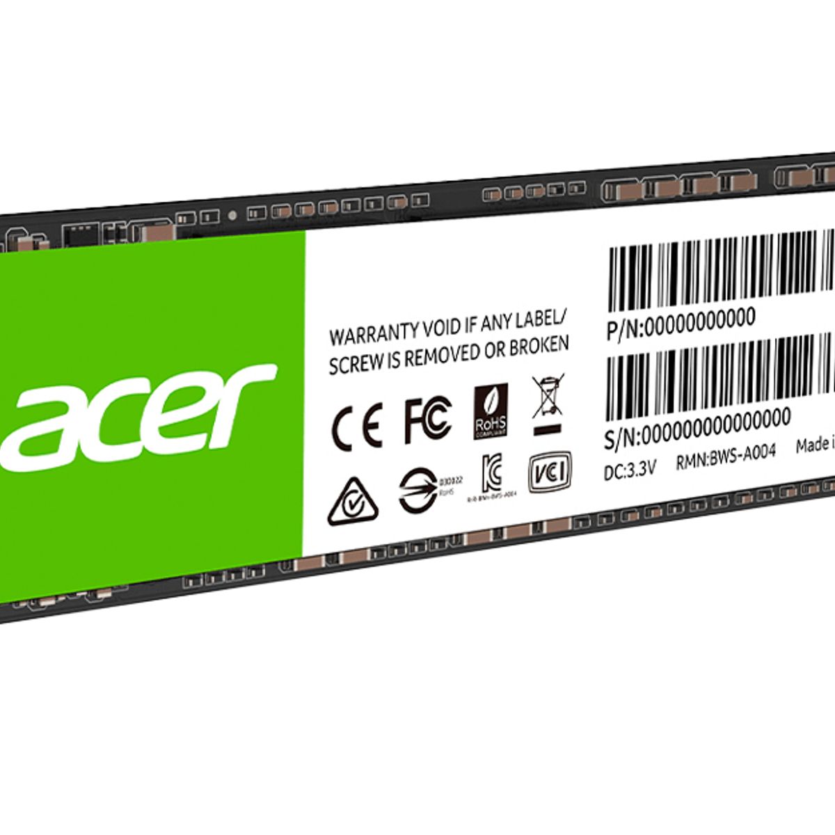 ACER - Disco Solido Acer fa100 NVME M2 de 256gb