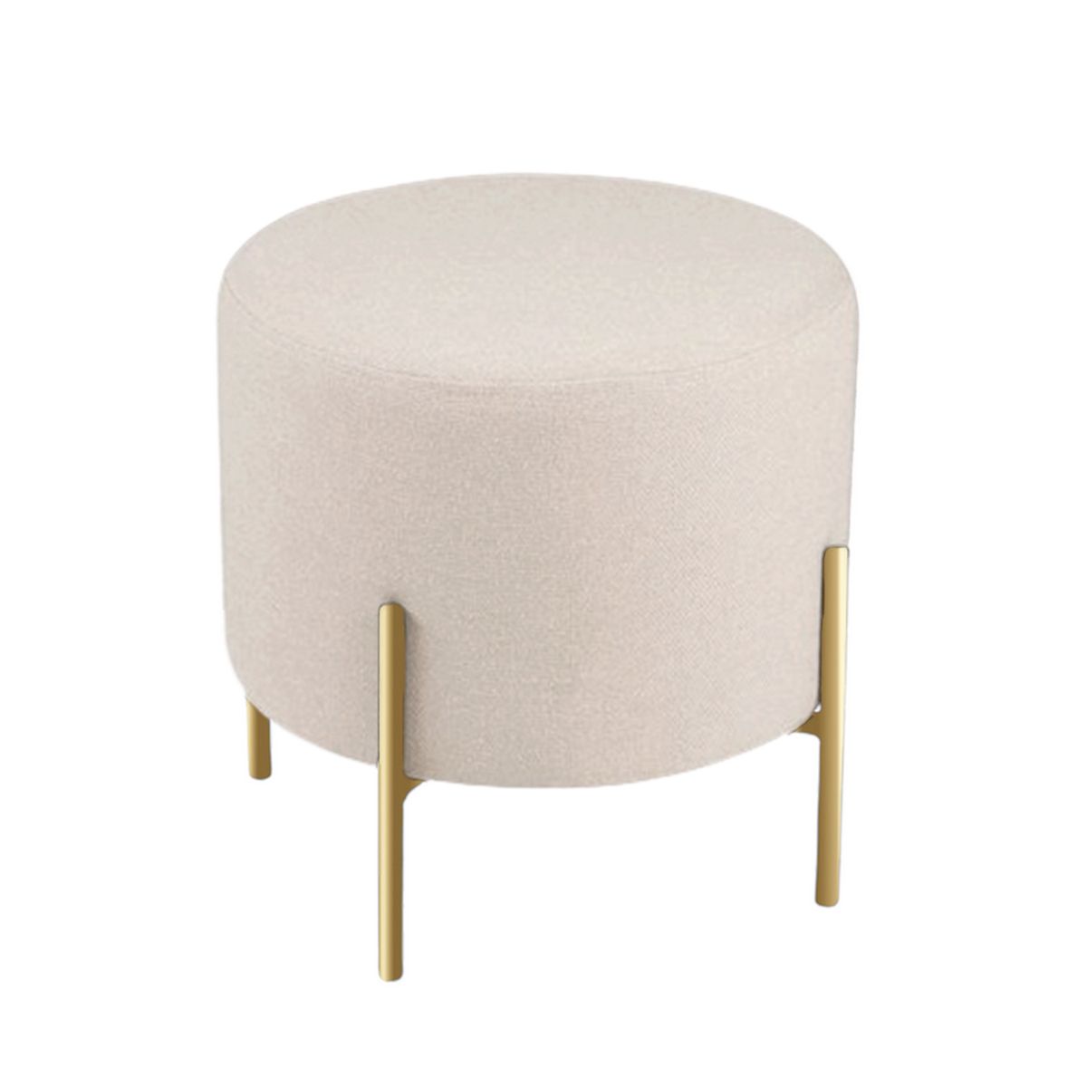 GENERICO - PUFF CANDY GOLD BEIGE REDONDO