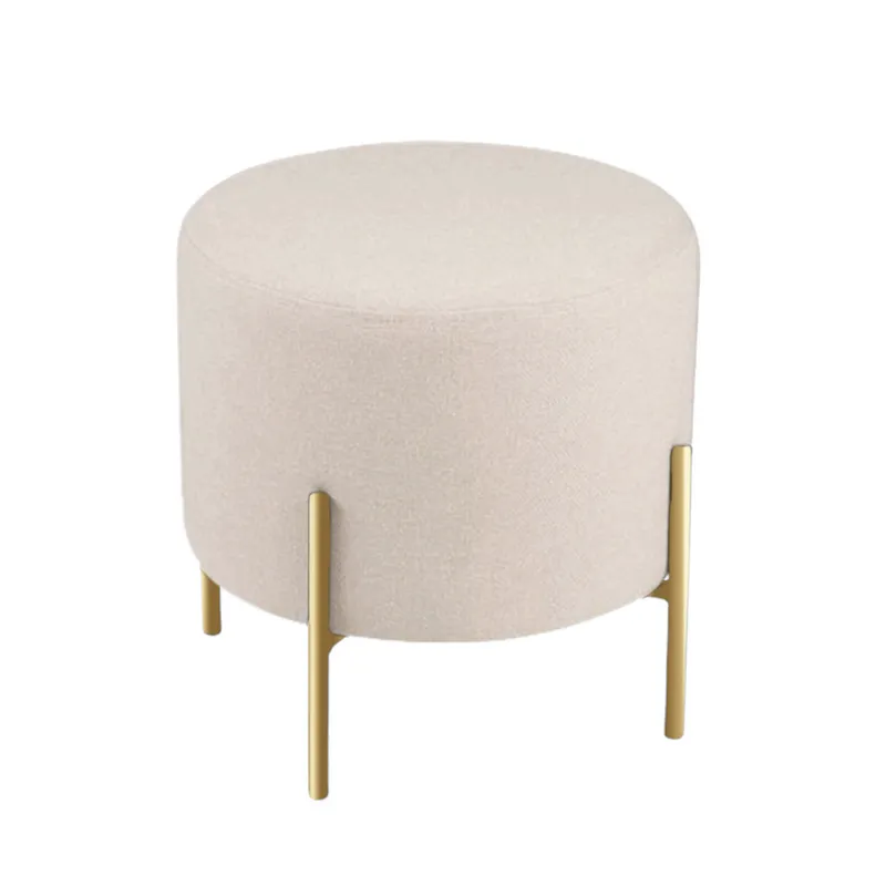 GENERICO - PUFF CANDY GOLD BEIGE REDONDO