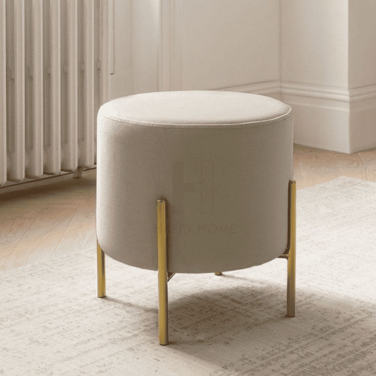 GENERICO - PUFF CANDY GOLD BEIGE REDONDO