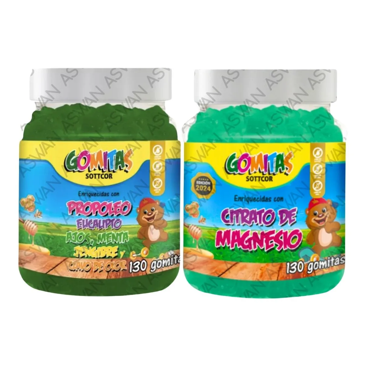 GENERICO - PACK NIÑOS DE PROPOLEO & CITRATO DE MAGNESIO NOCHES 130 GOMITAS - SOTTCOR