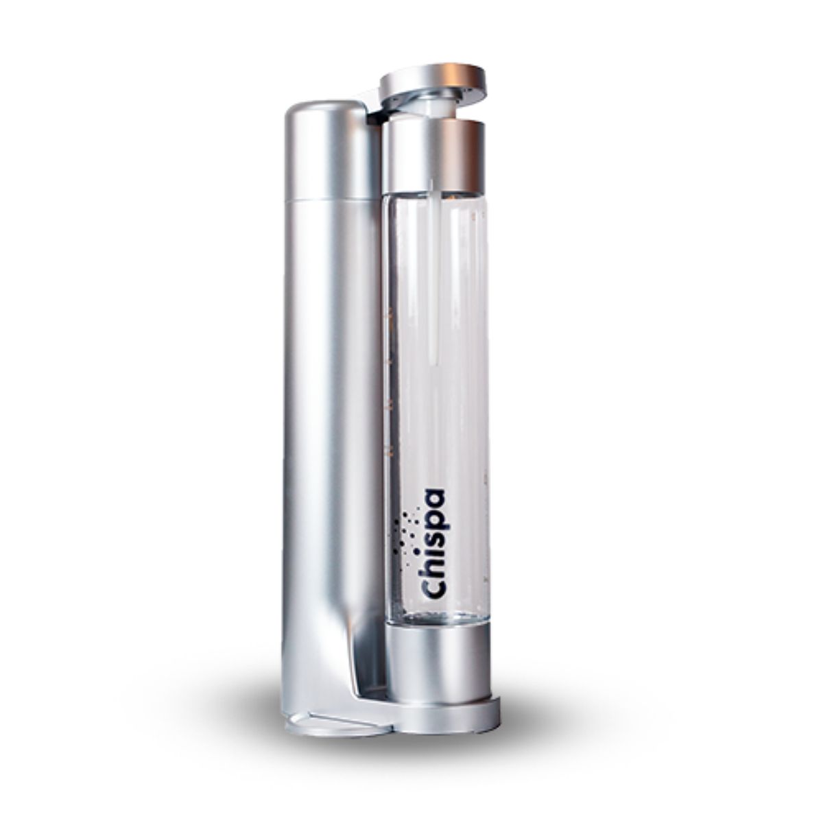 EDEN - Combo Gasificadora De Bebidas CHISPA Plateado+Tanque de Repuesto