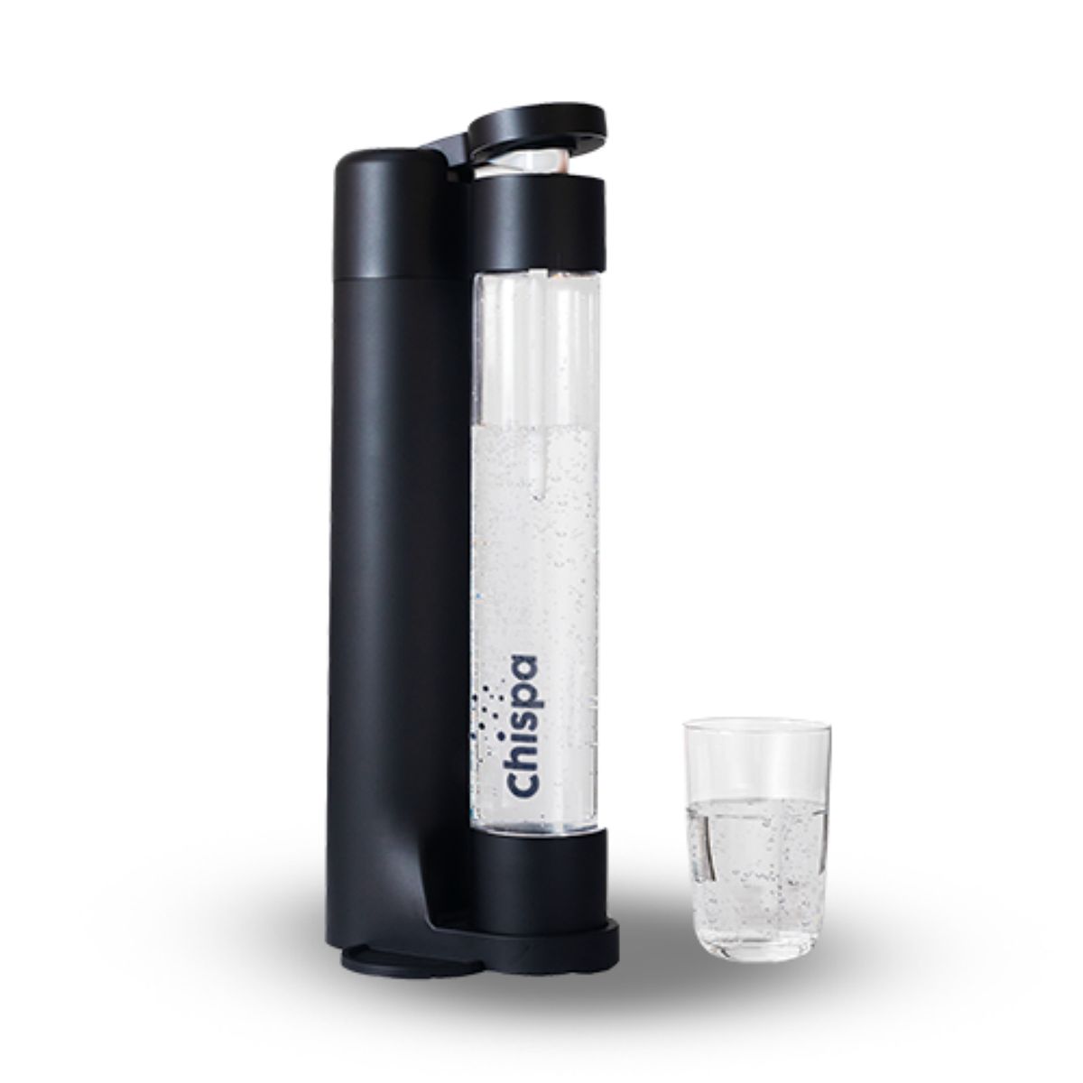 EDEN - Combo Gasificadora De Bebidas CHISPA Negro +Tanque de Repuesto