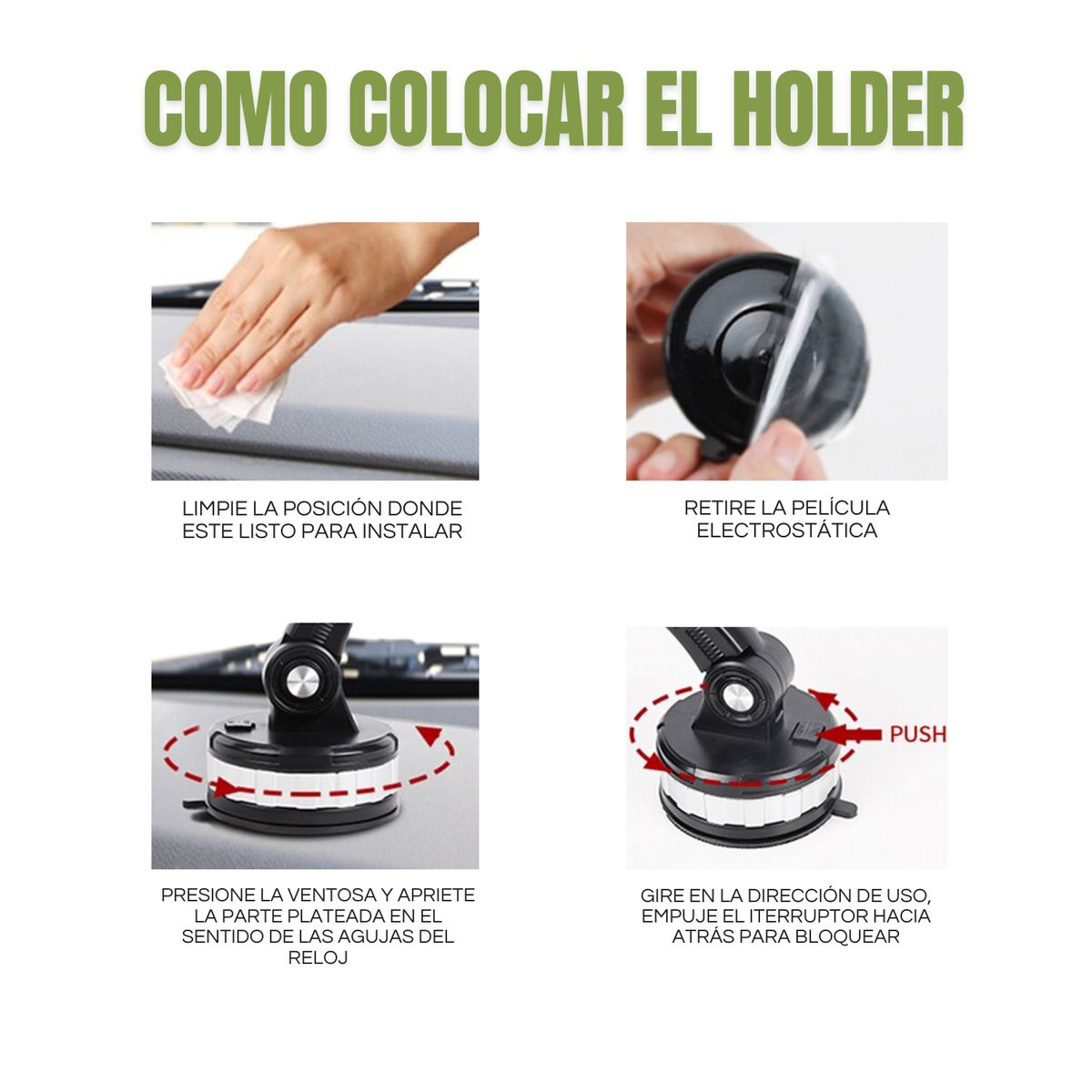 OEM - Soporte Para Auto Rotación 360°