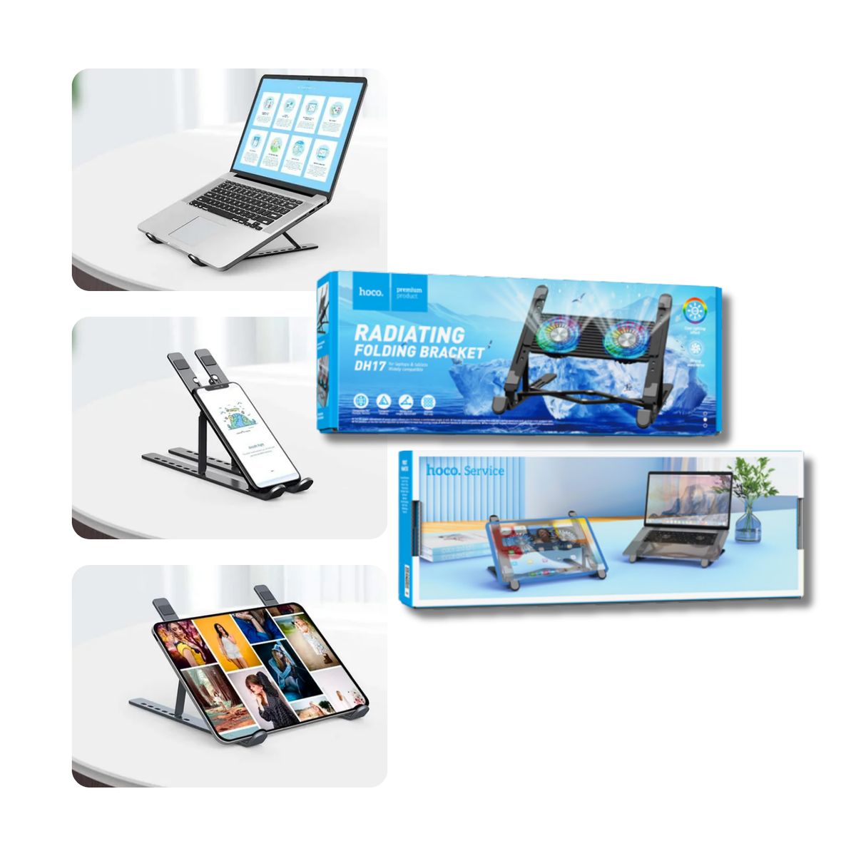 HOCO - Soporte Ventilador Para Laptop - HOCO