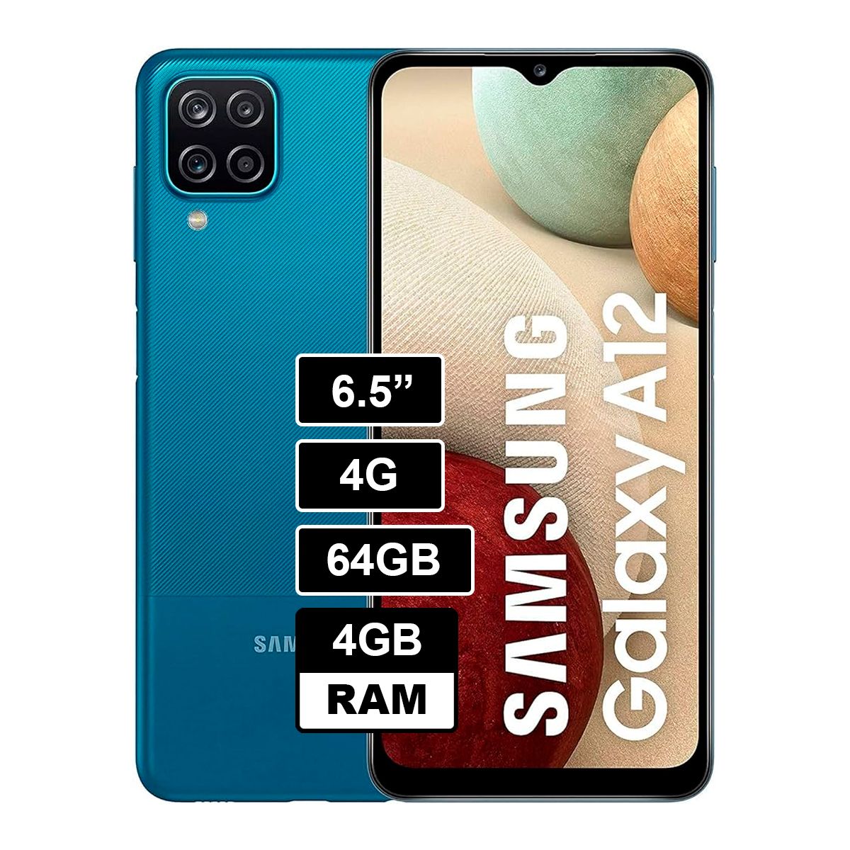 SAMSUNG - Samsung A12 65 64GB 4GB RAM Azul