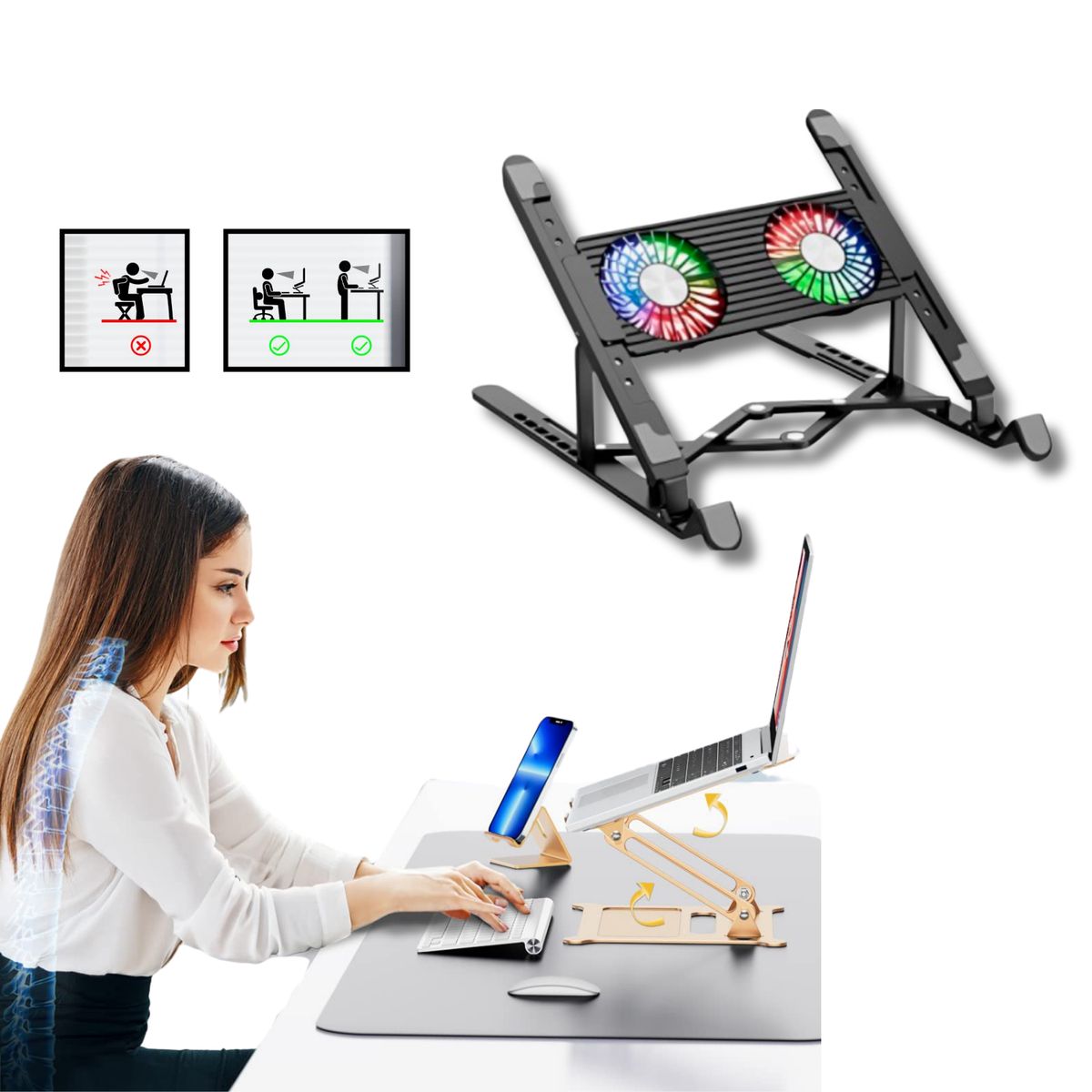 HOCO - Soporte Cooler Para Laptop - HOCO