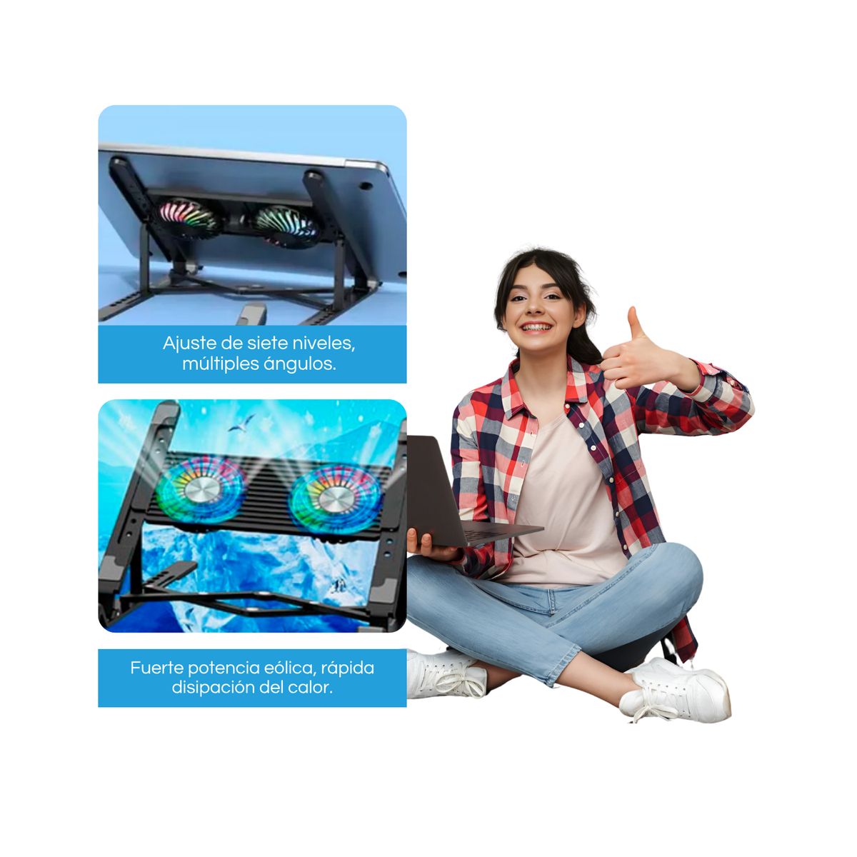 HOCO - Soporte Cooler Para Laptop - HOCO