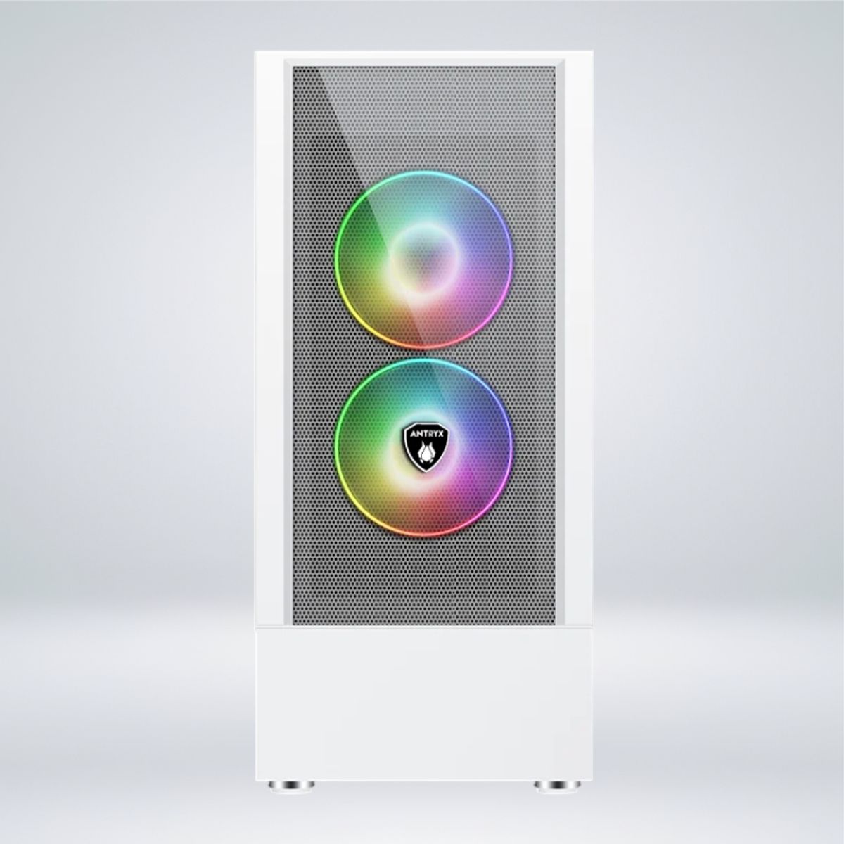 ANTRYX - CASE ANTRYX RX 460 MESH WHITE USB3.0, FAN X3, VIDRIO TEMPLADO