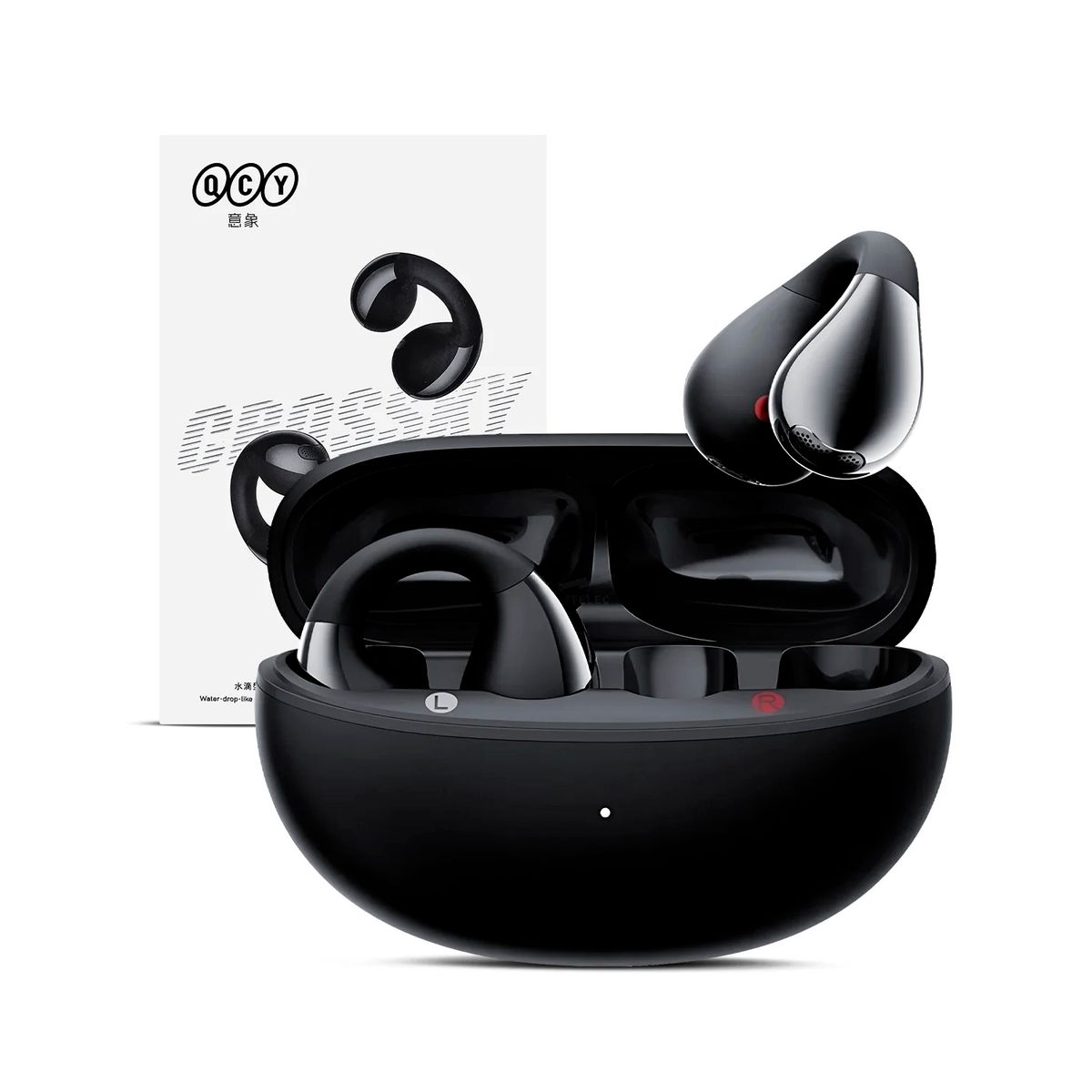 QCY - Audífonos inalámbricos QCY Crossky C30 Negro Bluetooth 5.0