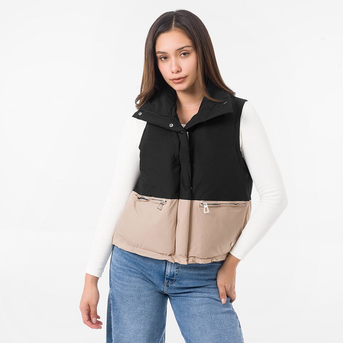 GOCCOS - Chaleco Sintetica Mujer Fronzi Goccos