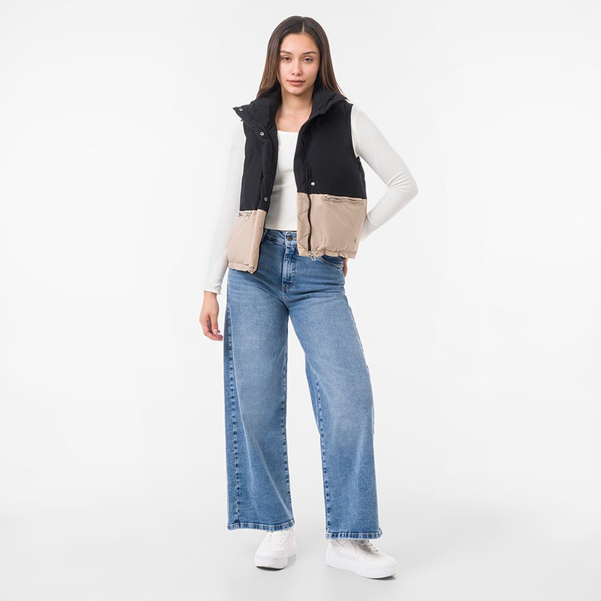 GOCCOS - Chaleco Sintetica Mujer Fronzi Goccos