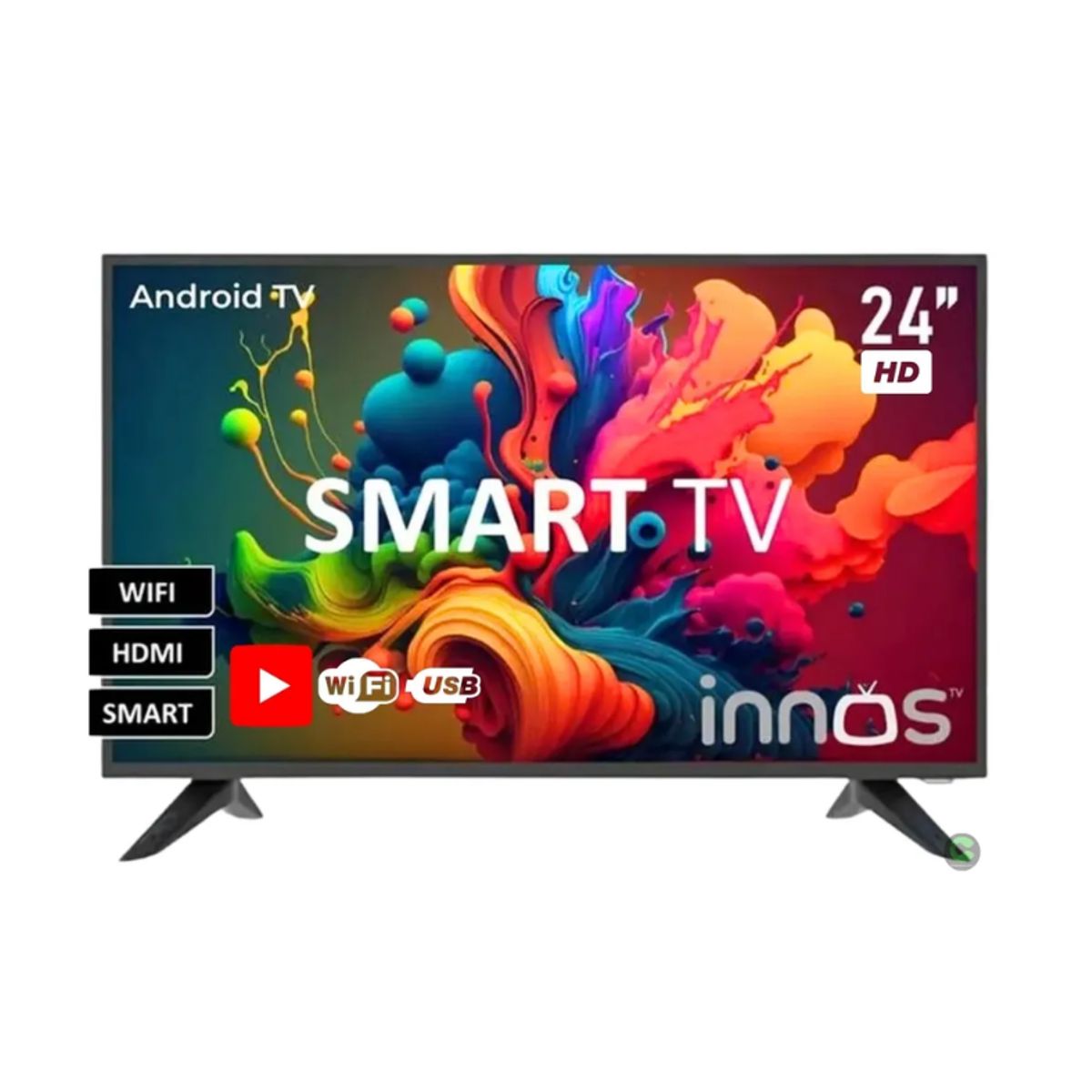 GENERICO - TELEVISOR SMART TV HD 24 S2401KU INNOS LED CON ANDROID TV + Antena Digital
