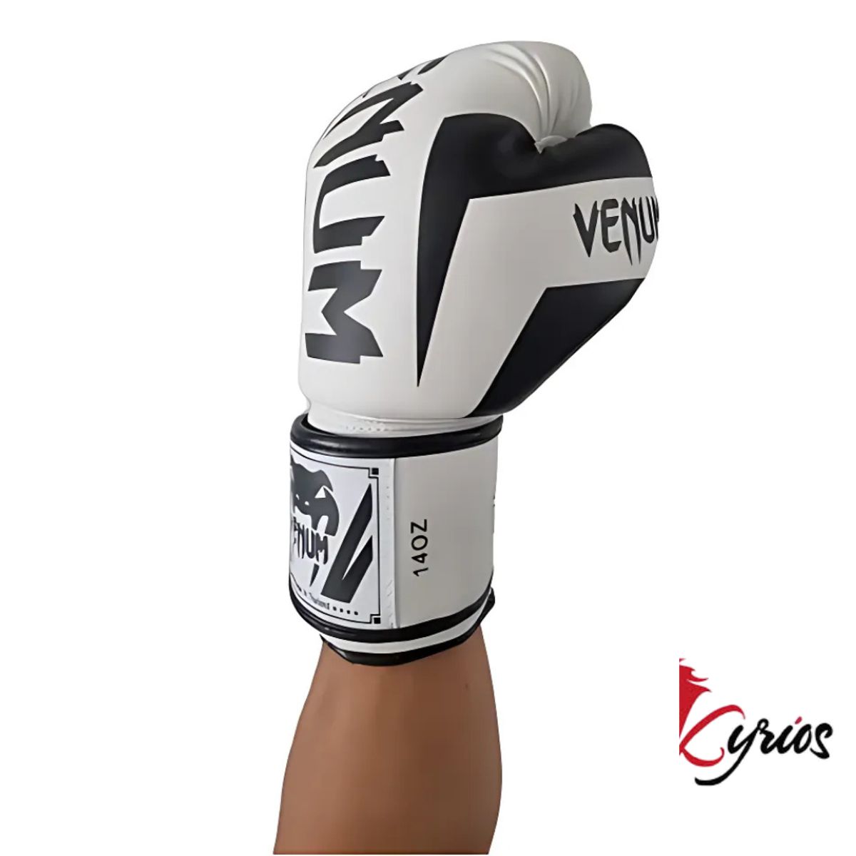NO LOGO - Guantes De Box Venum 3.0 - 14 onz Blanco-Negro Con (Estuche)