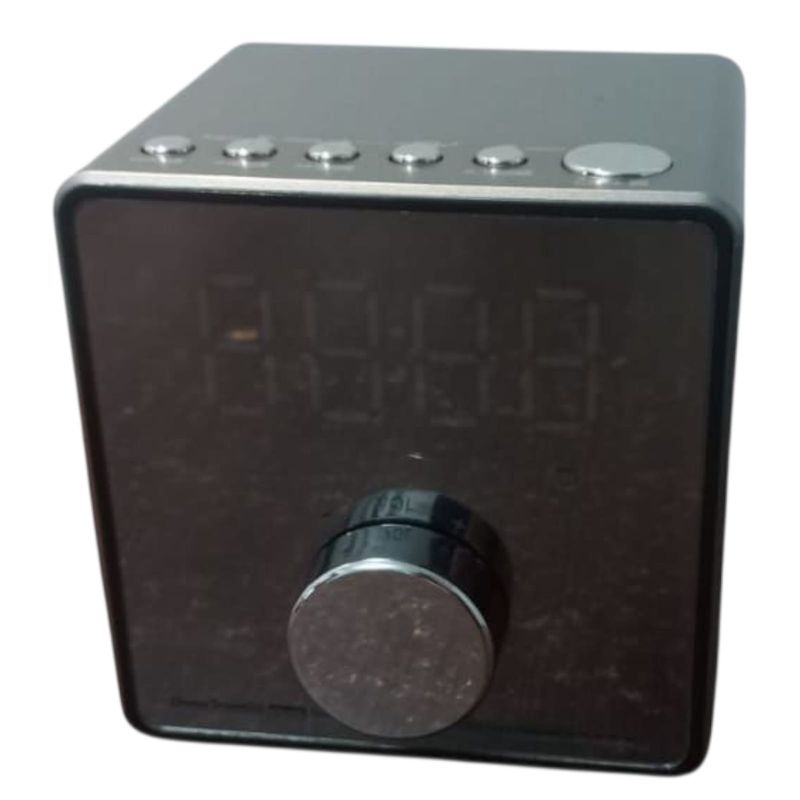 WELL BEING - Reloj Despertador Bluetooth con Altavoz Radio FM y Grabadora de Voz