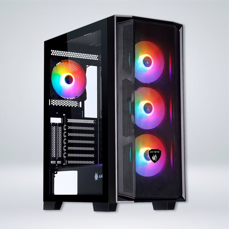 ANTRYX - CASE ANTRYX RX-270 USB30 FRGB FAN X4 VIDRIO TEMPLADO AC-RX270KFR