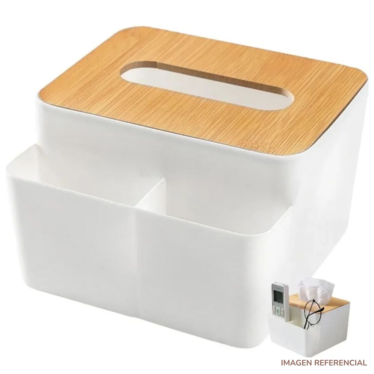 INSPIRA MARKET - Organizador porta papel contenedor multiuso