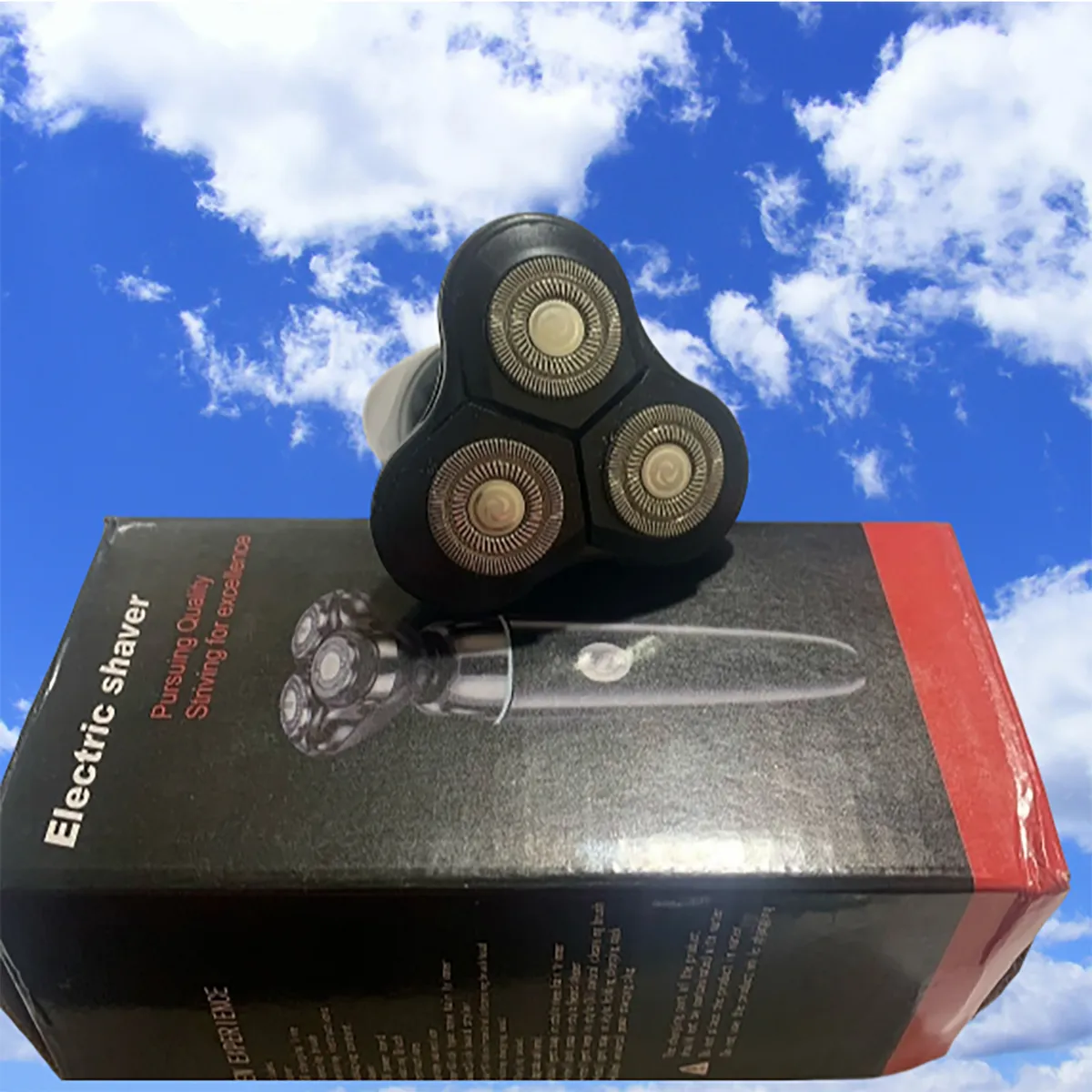 GENERICO - Maquina Afeitadora  recargable de 3 Cabezales Rasuradora