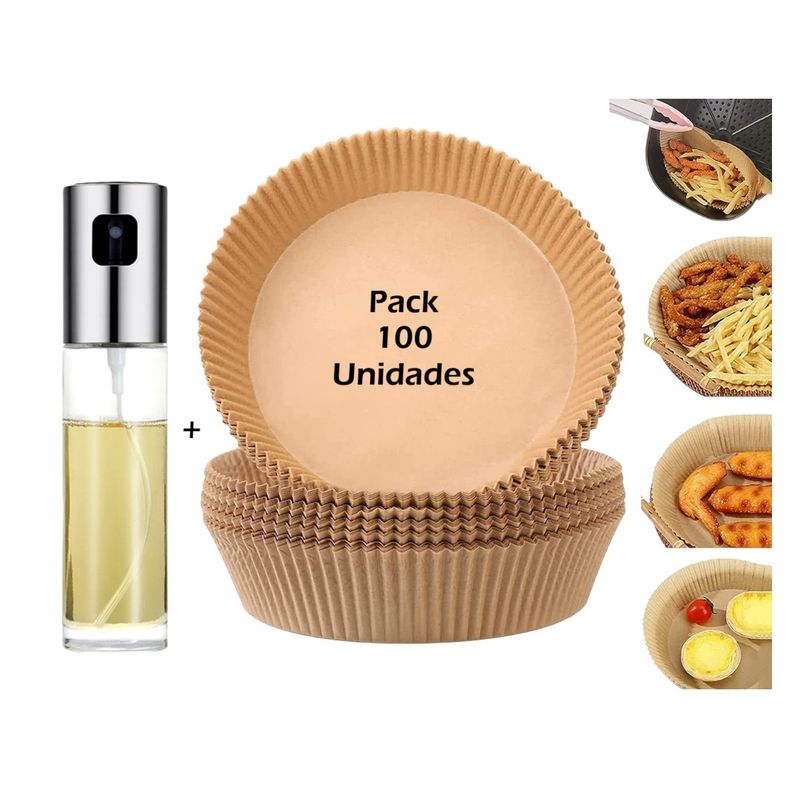 GENERICO - Pulverizador Dispensador de Aceite Con Papel para Freidora de Aire