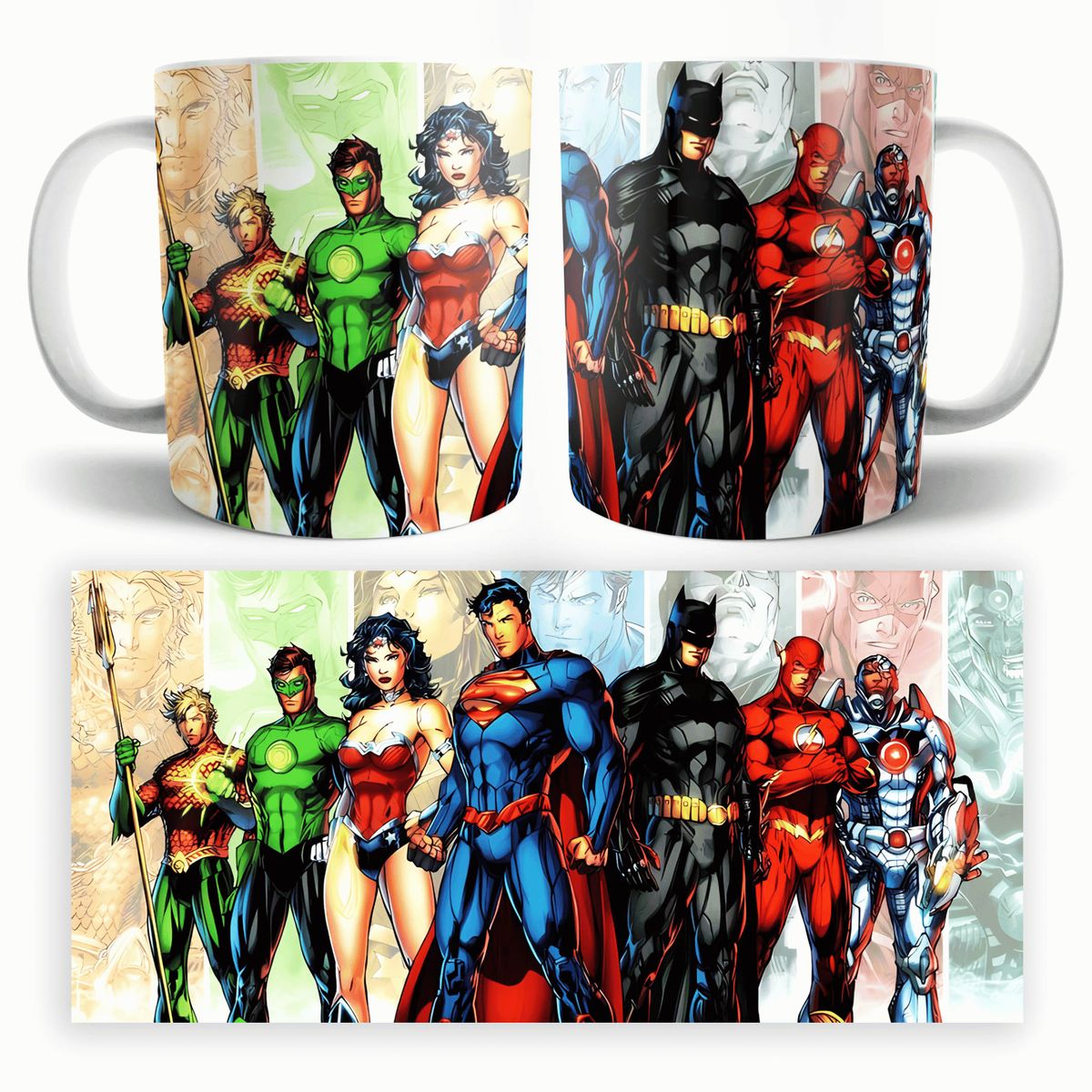 GENERICO - TAZA DE LIGA DE LA JUSTICIA  11oz - LQNN