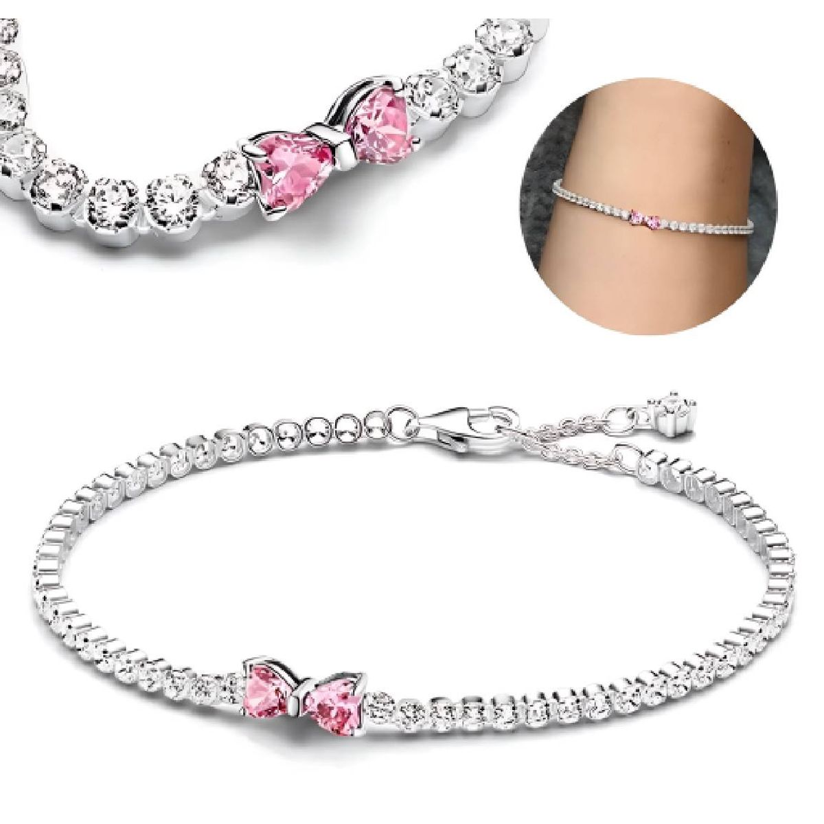 NO LOGO - Bellisimo Pulsera Lazos De Amor diseño exclusivo