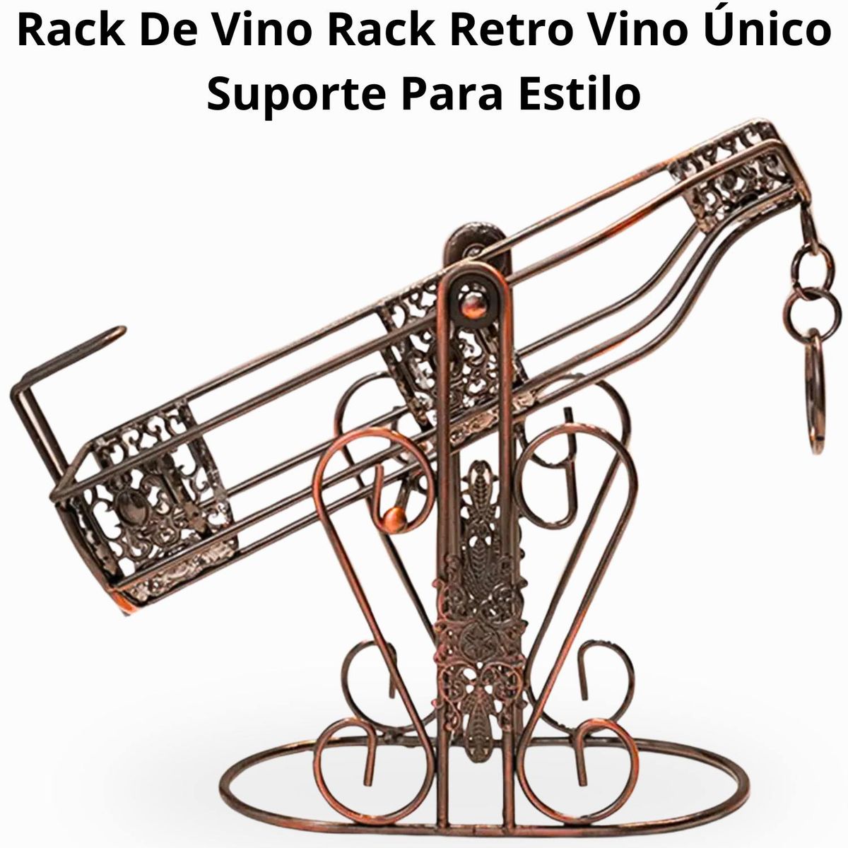 GENERICO - Soporte de Botellas Viñedo Elegante Único