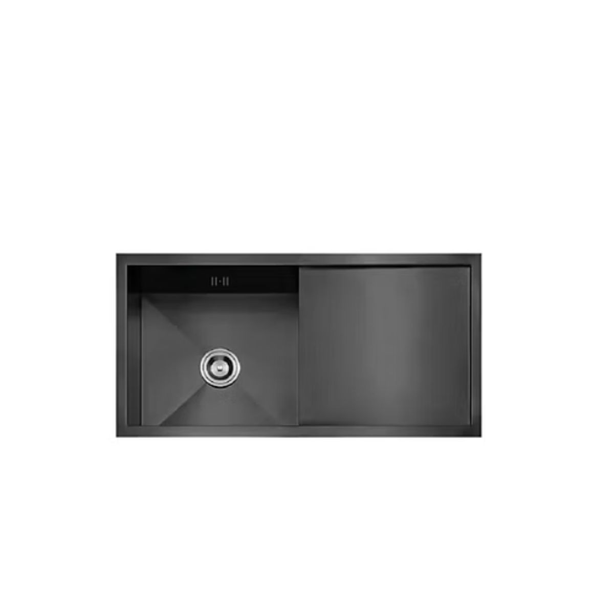 XM - Lavadero de cocina 1 Poza Acero Negro ULS01-10050
