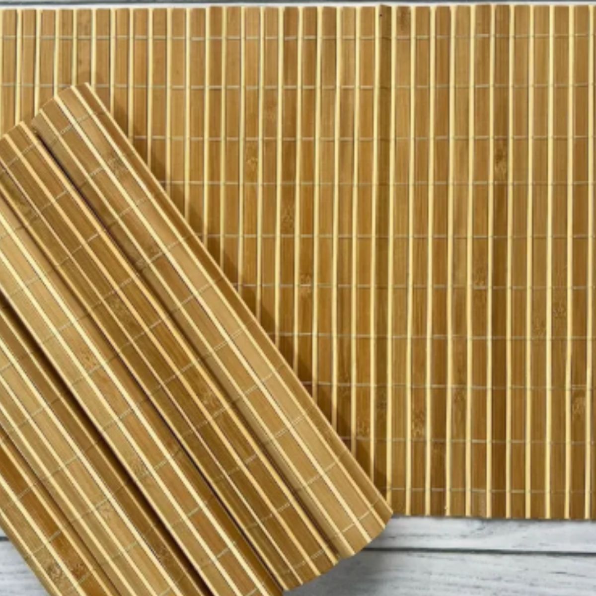 GENERICO - INDIVIDUAL DE MESA DE BAMBU SET 6 UNIDADES